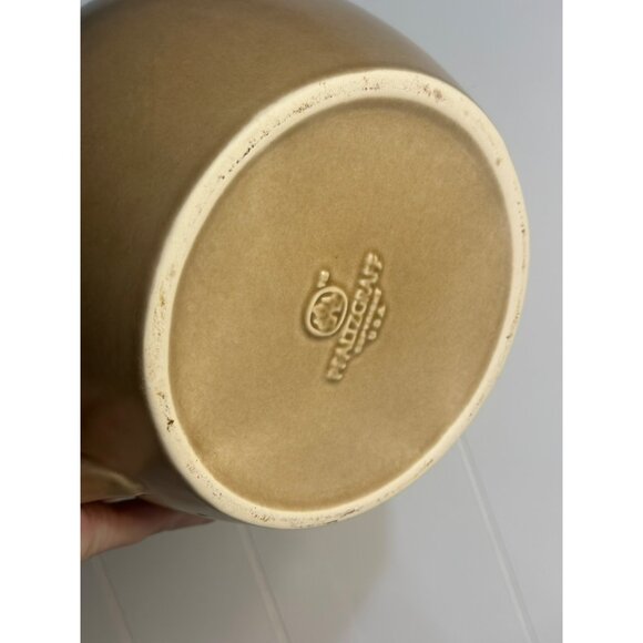 VTG Pfaltzgraff Folk Art Handled Jar with Lid 7.75" Stoneware Canister Decor - Picture 9 of 10